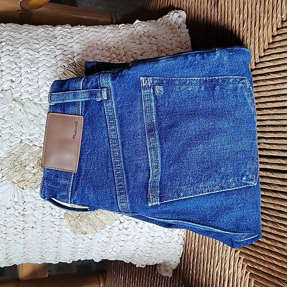 Madewell slim demi bootcut, blue, size 23